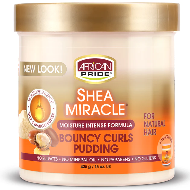 African Pride Shea Miracle Bouncy Curls Pudding 15oz