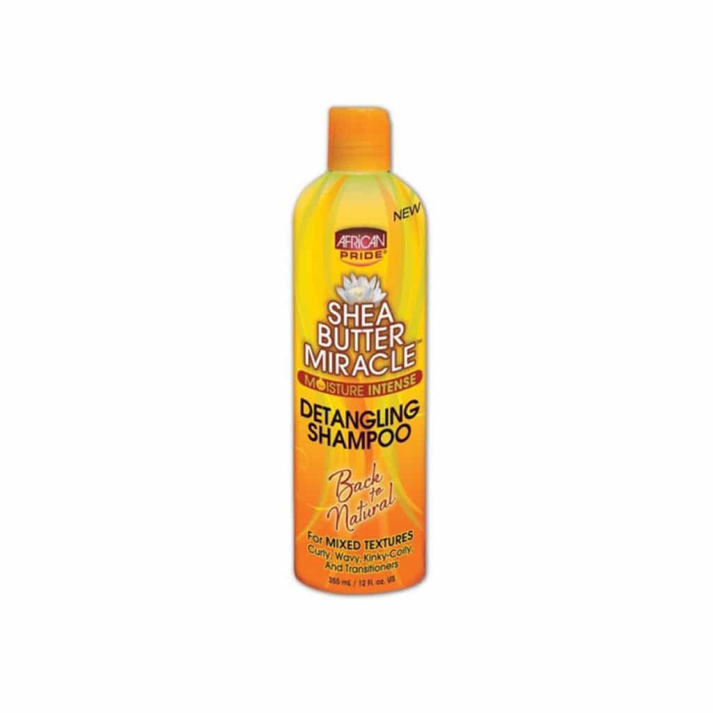 African Pride Shea Miracle Detangling Shampoo 12oz