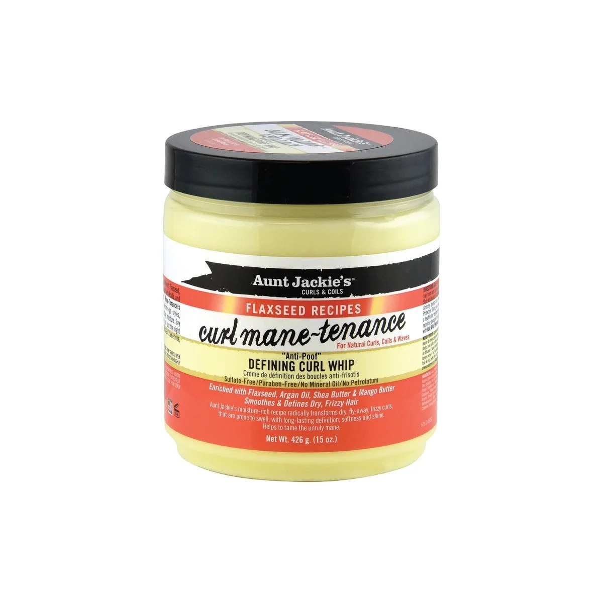 Aunt Jackie's Flaxseed Curl Mane-Tenance Defining Curl cream 15oz
