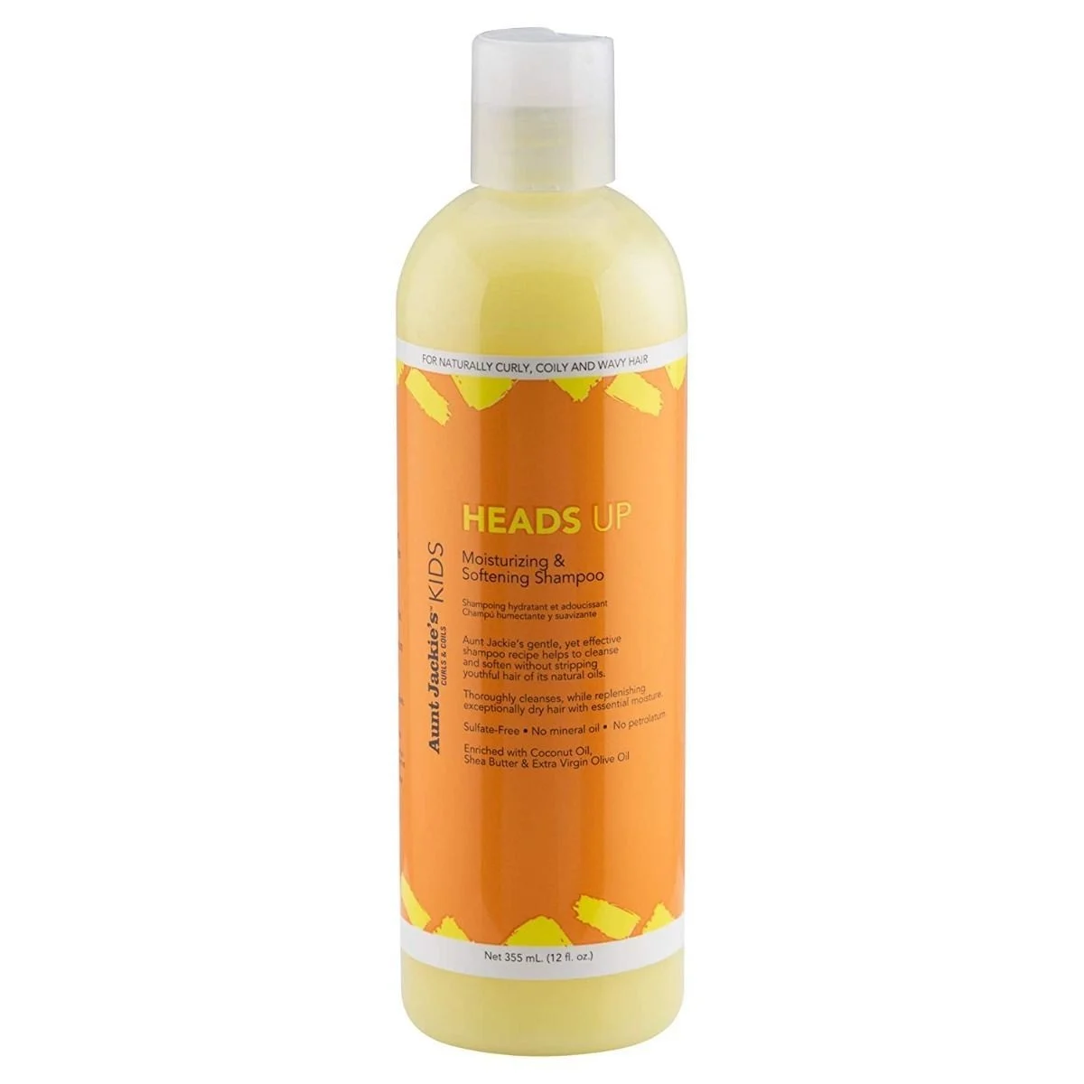 Aunt Jackie's Girls Heads up moisturizing & softening shampoo 12oz