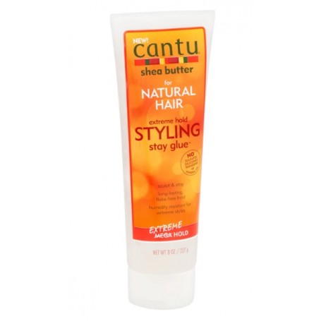 Cantu Natural Hair Méga Hold Styling Stay Glue Tube 8oz