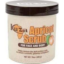 Kuza Apricot Face & Body Scrub 15oz