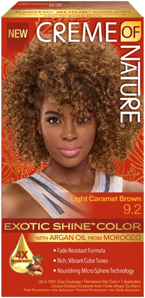 Creme of Nature Gel Hair Color 9.2 Light Caramel Brown