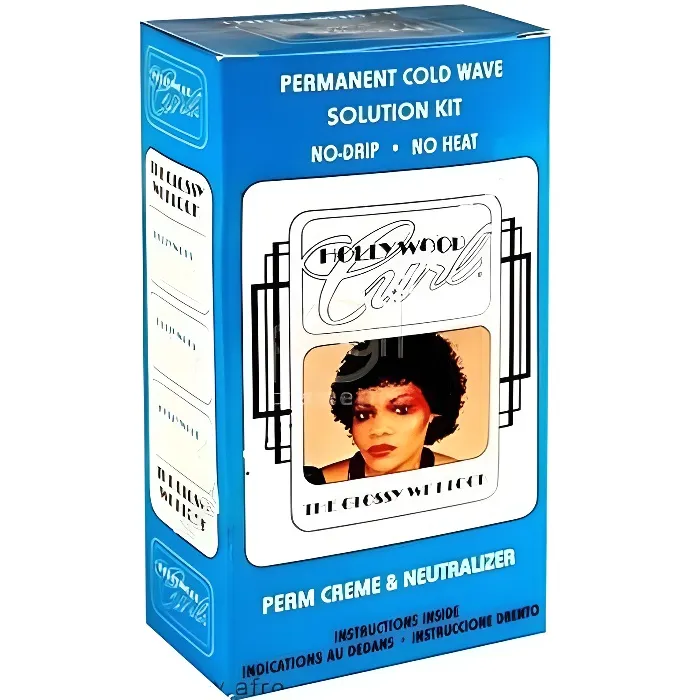 Hollywood Curl Permanent Cold Wave Solution Kit